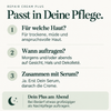 Repair Cream Plus für trockene, müde Haut: morgens oder abends nach dem Serum; bei Bedarf großzügiger als Nachtpflege.