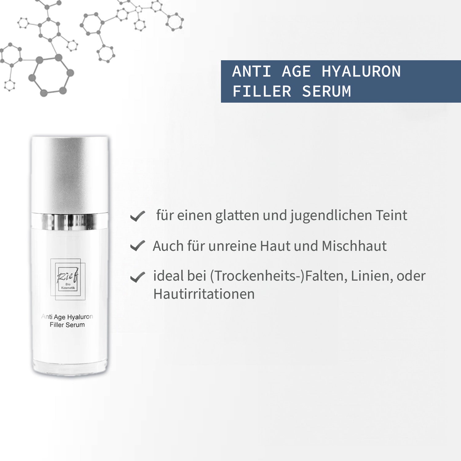 ANTI AGE HYALURON FILLER SERUM - Medical Beauty Rief