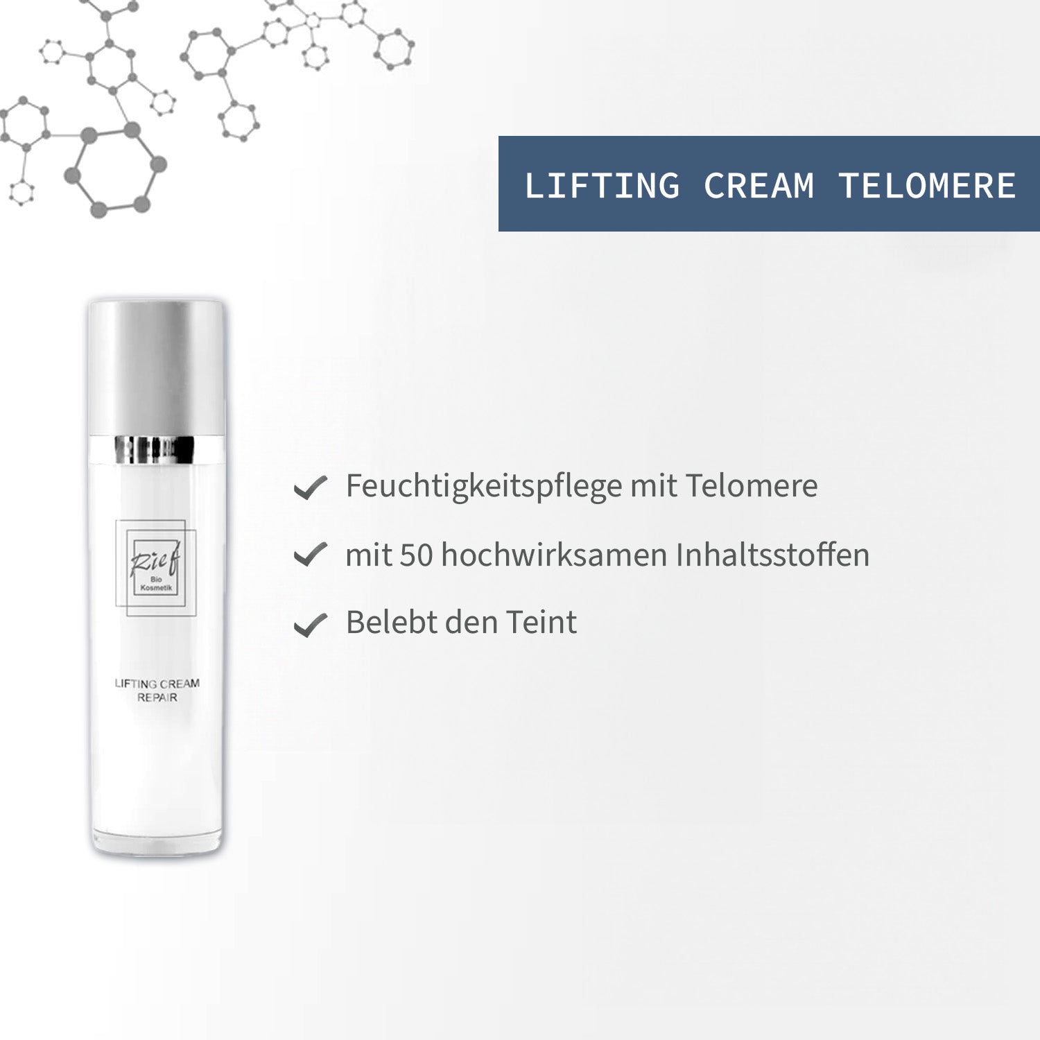 LIFTING CREAM TELOMERE - Medical Beauty Rief