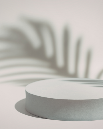 Minimalistische Beauty Ästhetik mit Blatt und Naturdesign für Hautpflege und natürliche Kosmetik